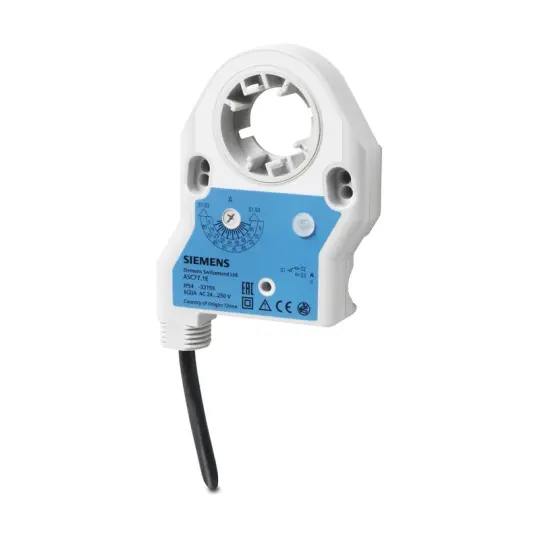 Siemens ASC77.1E - Harici yardımcı anahtar tertibatı 1 anahtar