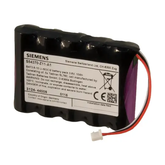 Siemens BAT3.6-10 - Li-SOCl2 akü paketi 3.6V, 10Ah