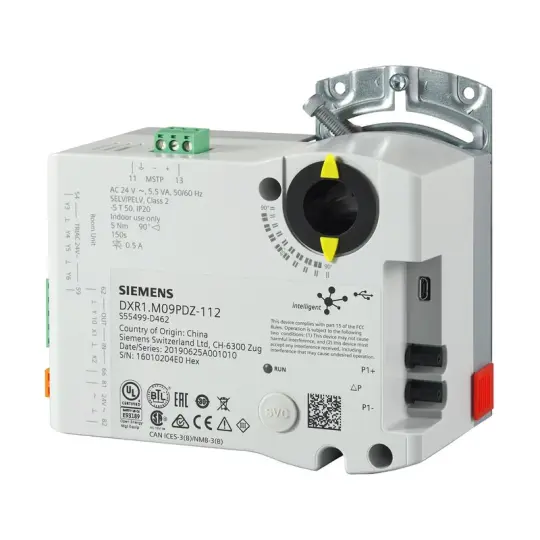 Siemens DXR1.M09PDZ-112 - Desigo Kompakt Oda Kontrol Cihazı (BACnet/MSTP, 5Nm)