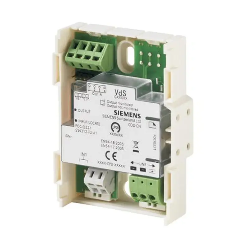 Siemens FDCIO221 - Giriş/çıkış modülü (1 giriş ve 1 çıkış) - 1