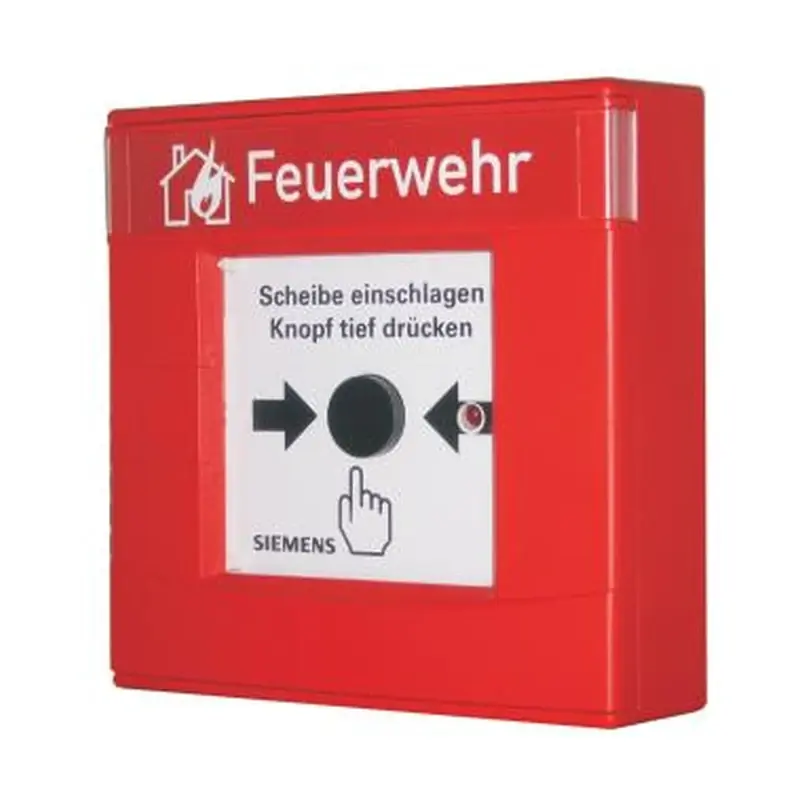Siemens FDM223 - Adreslenebilir Yangın İhbar Butonu (Komple Set) - 1