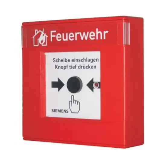 Siemens FDM223 - Adreslenebilir Yangın İhbar Butonu (Komple Set)