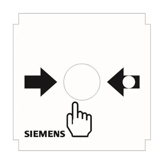 Siemens FDML223 - MCP etiketi (UVye dayanıklı)