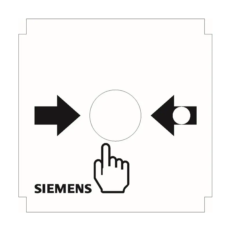 Siemens FDML223 - MCP etiketi (UVye dayanıklı) - 1