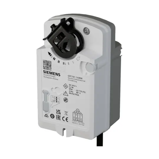 Siemens GPC161.1A/RW - Demiryolu araçları için hava damper motorları
