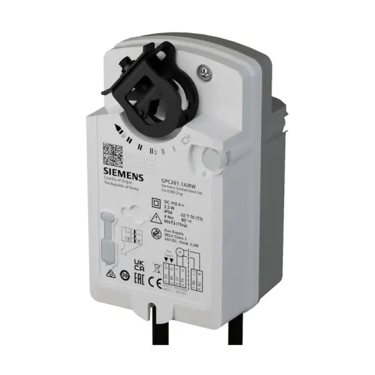 Siemens GPC261.1A/RW - Demiryolu araçları için hava damper motorları