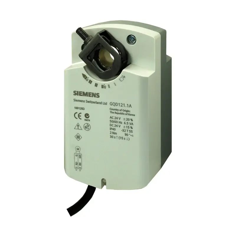 Siemens GQD121.1A - Hava Damper Motoru (24V, 2Nm, Yay Geri Dönüşlü) - 1