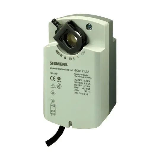 Siemens GQD131.1A - Hava Damper Motoru (24V, 2Nm, Yay Geri Dönüşlü)