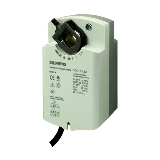 Siemens GQD161.1A - Hava Damper Motoru (24V, 2Nm, Yay Geri Dönüşlü)