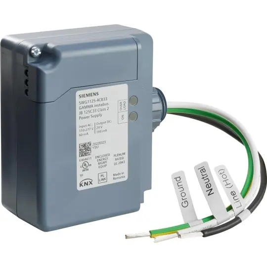 Siemens JB 125C33 - KNX Güç Kaynağı, 160 mA, AC 110 ... 277 V