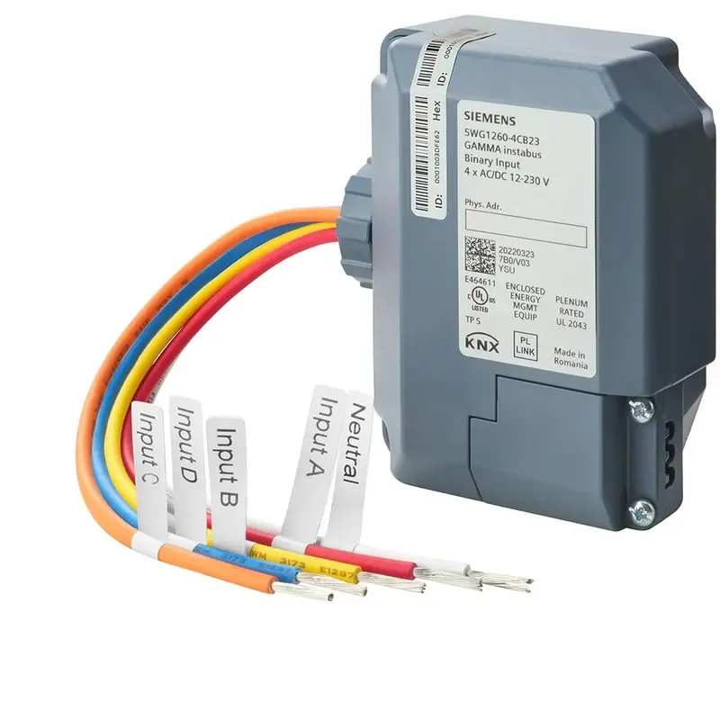 Siemens JB 260C23 - KNX İkili Giriş 4 x AC/DC 12...230 V - 1