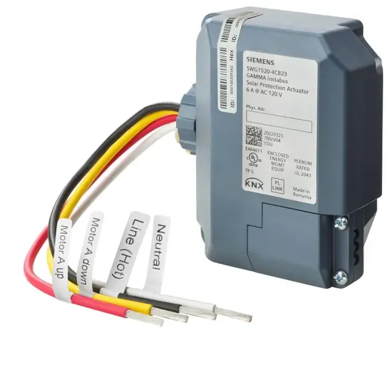 Siemens JB 520C23 - KNX Panjur Perde motoru, 1 x AC 120 V, 6 A