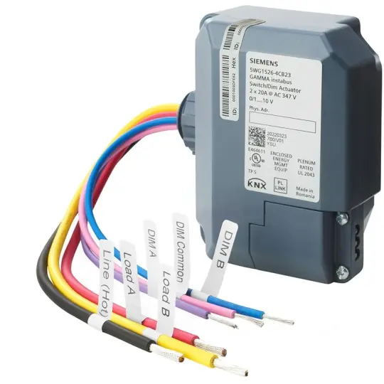 Siemens JB 526C23 - KNX Anahtar/karartma motoru (2 x AC 277 V)