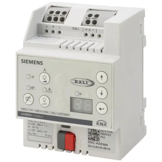 Siemens N 141/14 - KNX/DALI Ağ Geçidi – DALI‑2 Multi‑Master Kontrol Cihazı