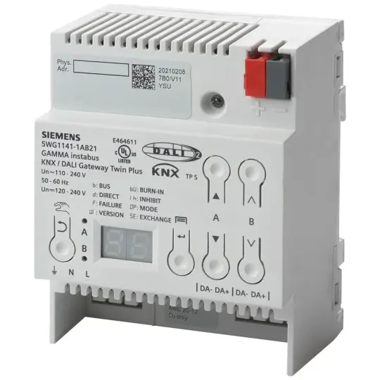 Siemens N 141/21 - KNX/DALI Ağ Geçidi Twin plus, 2 kanal