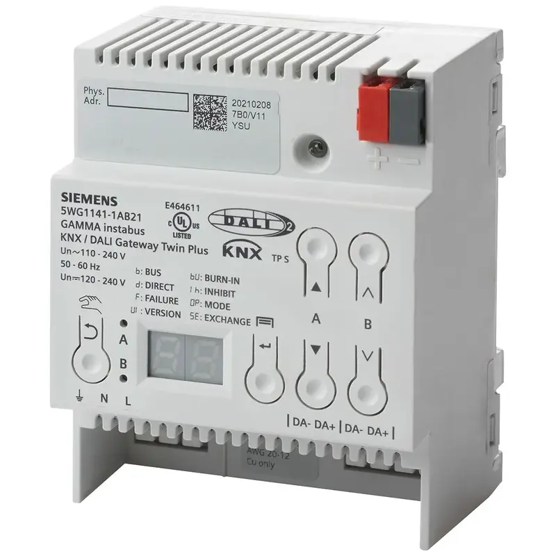 Siemens N 141/21 - KNX/DALI Ağ Geçidi Twin plus, 2 kanal - 1