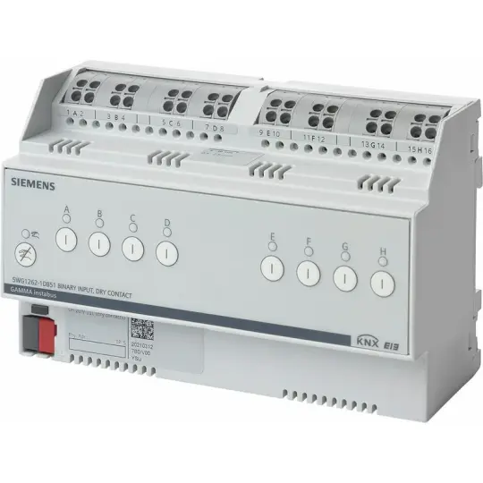 Siemens N 262D51 - KNX İkili giriş, 8 x kuru kontak