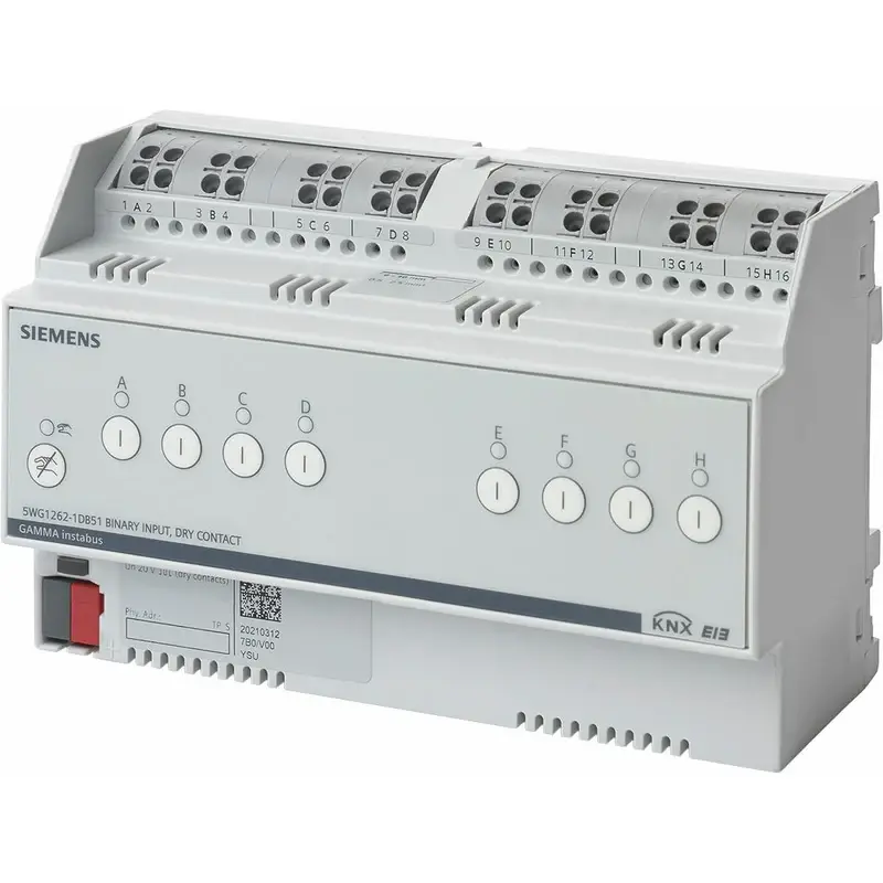 Siemens N 262D51 - KNX İkili giriş, 8 x kuru kontak - 1