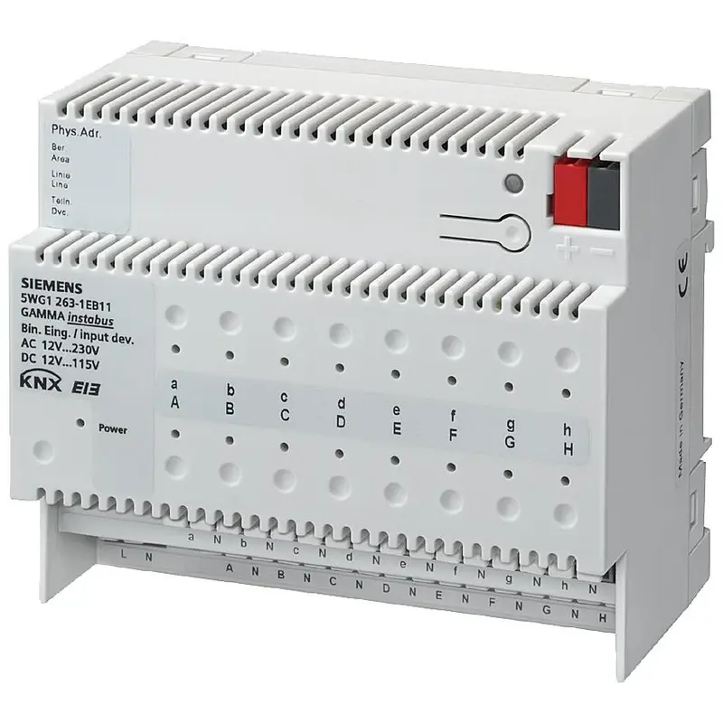 Siemens N 263E11 - KNX İkili giriş cihazı 16 x AC 12...230 V / DC 12...115 V - 1