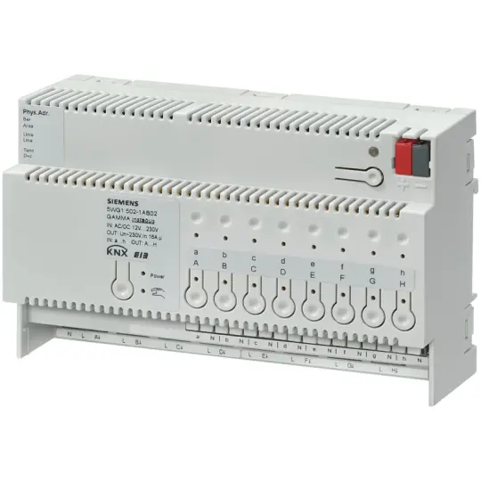 Siemens N 502/02 - KNX Kombi anahtarlama motoru 8 x AC 230 V