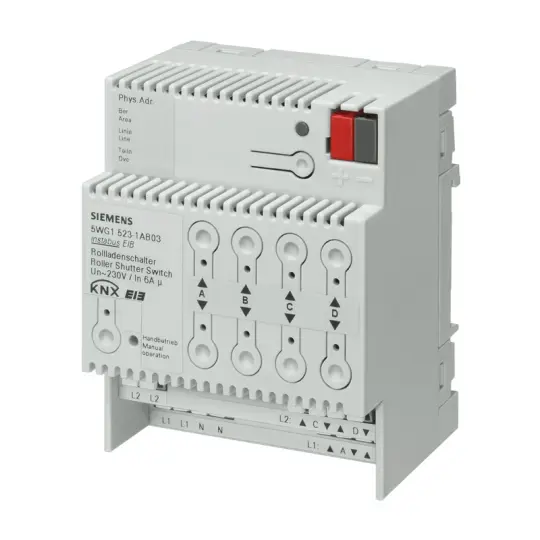Siemens N 523/03 - KNX Panjur motoru, 4 x AC 230 V, 6 A