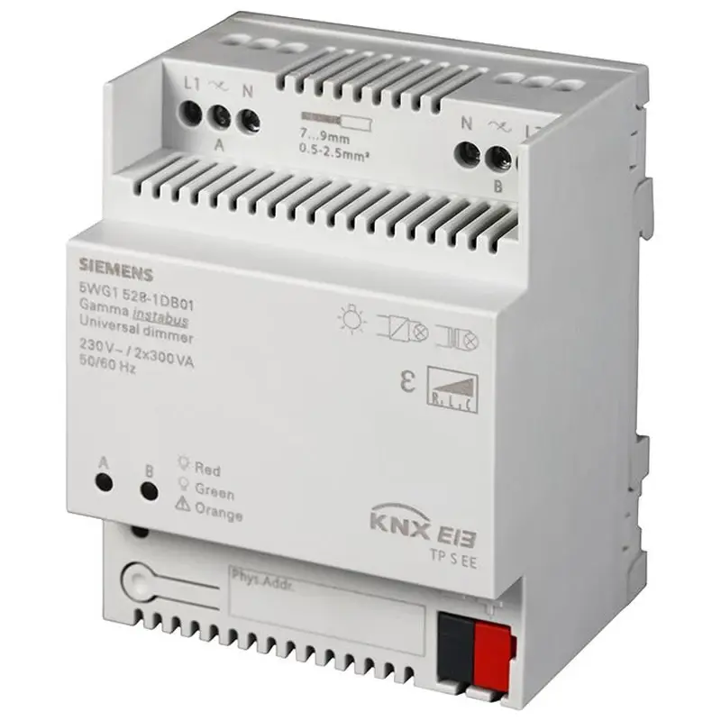 Siemens N 528D01 - KNX Üniversal dimmer 2 x 300 VA, AC 230 V - 1