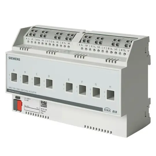 Siemens N 530D51 - KNX Anahtarlama motoru 8 x AC 230 V, 6 AX, C-Yük