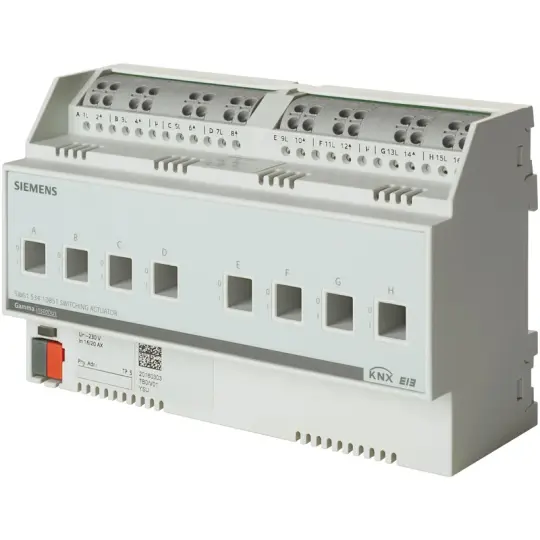 Siemens N 532D51 - KNX Anahtarlama motoru 8 x AC 230 V, 10 AX, C-Yük