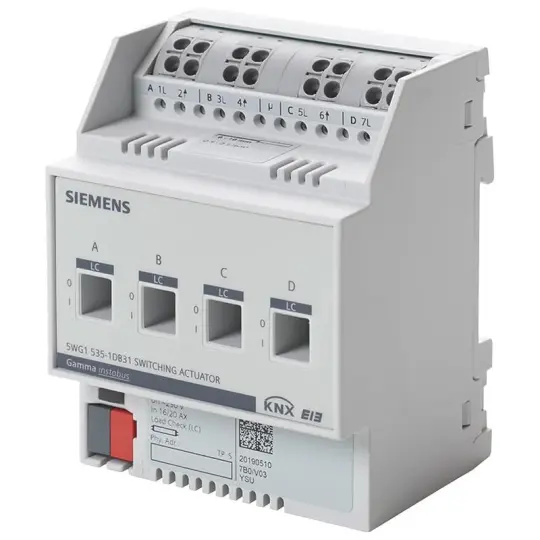 Siemens N 535D31 - KNX Anahtarlama motoru (4 x AC 230 V)