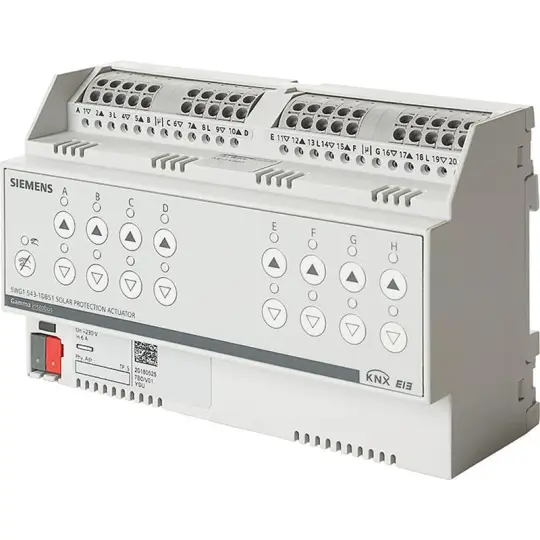 Siemens N 543D51 - KNX Solar koruma motoru (8 x AC 230 V)