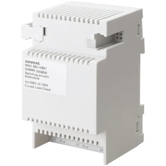 Siemens N 562/21 - KNX Switch motor alt modülü (3 x AC 230/400 V)