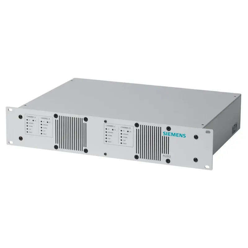 Siemens PV2012-A1 - Sesli Tahliye Güç Amplifikatörü (4x500W) - 1
