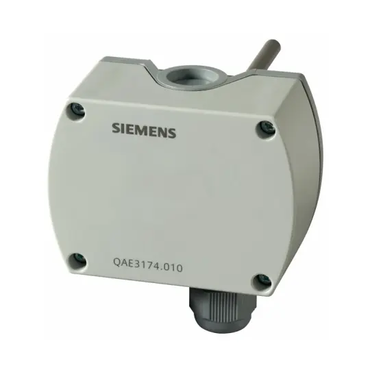 Siemens QAE3174.010 - Daldırma sıcaklık sensörü, 100 mm, DC 4...20 mA