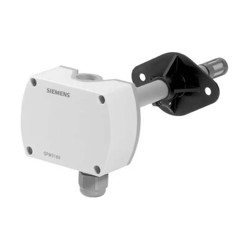 Siemens QFM3171 - Zorlu gereksinimlere yönelik nem (4...20 mA) ve sıcaklık (4...20 mA) için kanal sensörü - 1