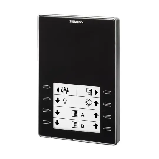 Siemens QMX3.P02-1BSC - Oda ünitesi, KNX, sıcaklık, siyah