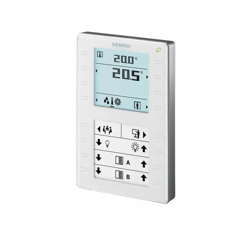 Siemens QMX3.P37 - Oda ünitesi, KNX, sıcaklık ve bağıl nem, beyaz - 1