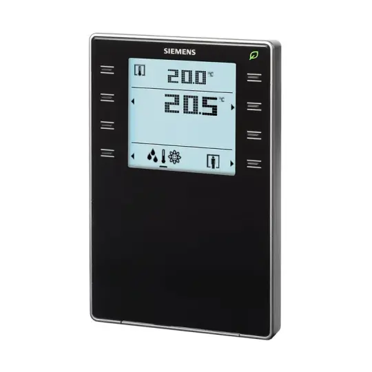 Siemens QMX3.P44-1BSC - Oda ünitesi, KNX, sıcaklık, bağıl nem ve CO2, siyah
