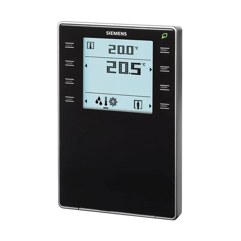 Siemens QMX3.P44-1BSC - Oda ünitesi, KNX, sıcaklık, bağıl nem ve CO2, siyah - 1