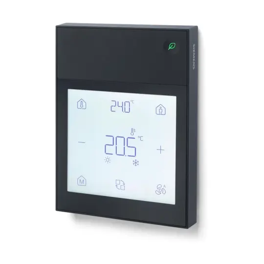 Siemens QMX6.P34-1BSC - Oda ünitesi, KNX, sıcaklık, siyah