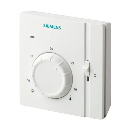Siemens RAA31.16 - Açma/kapama anahtarlı ve LEDli elektromekanik oda termostatı