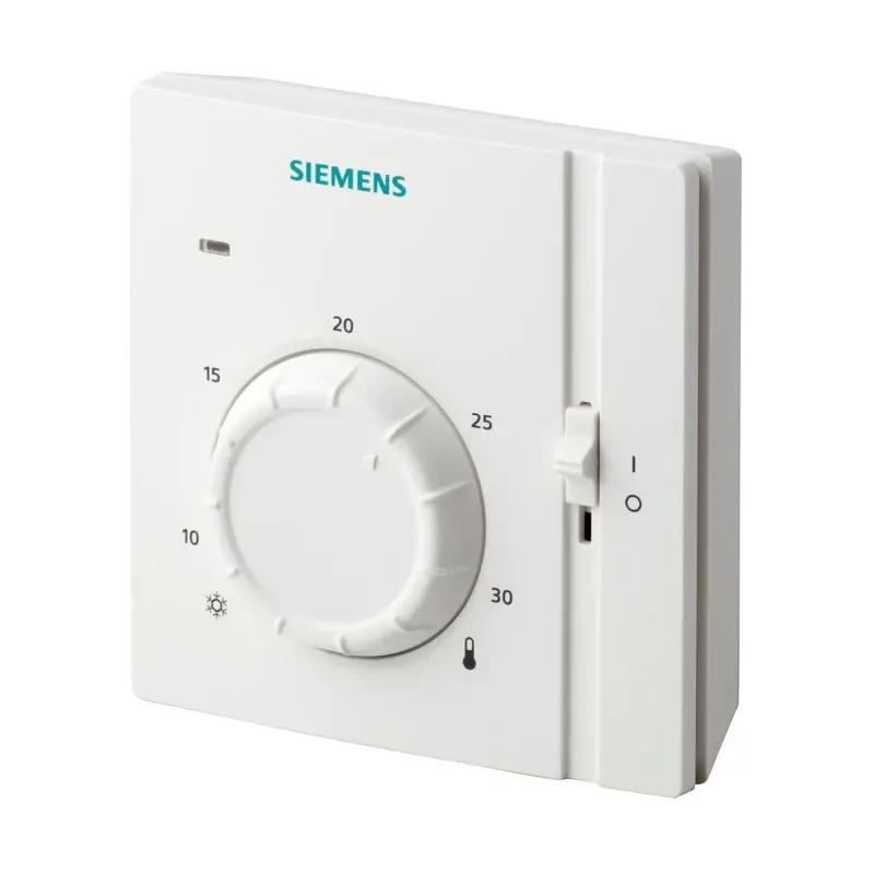 Siemens RAA31.16 - Açma/kapama anahtarlı ve LEDli elektromekanik oda termostatı - 1