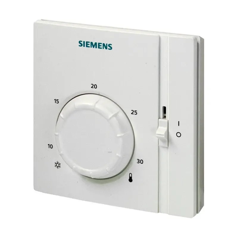 Siemens RAA31 - Açma/kapama anahtarlı elektromekanik oda termostatı - 1
