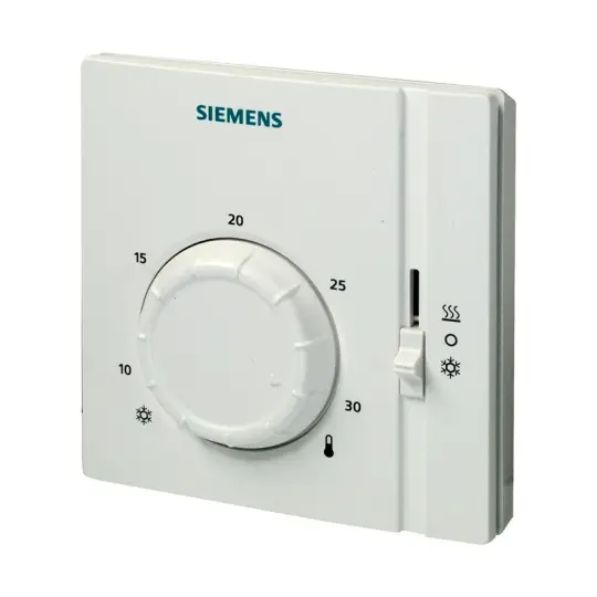 Siemens RAA41 - Isıtma/kapama/soğutma seçicili elektromekanik oda termostatı