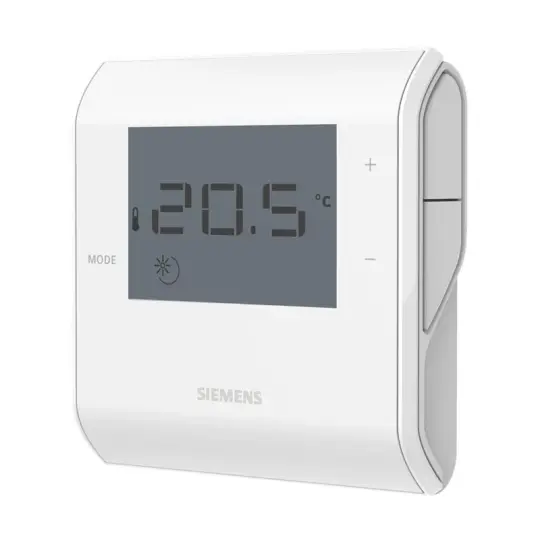 Siemens RDD50.1 - Isıtma uygulamaları için oda termostatı, pilli