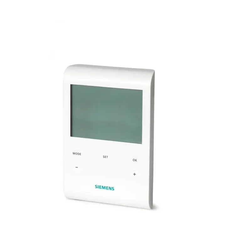 Siemens RDE100.1 - Otomatik zaman anahtarlı ve LCDli oda termostatı, pil - 1