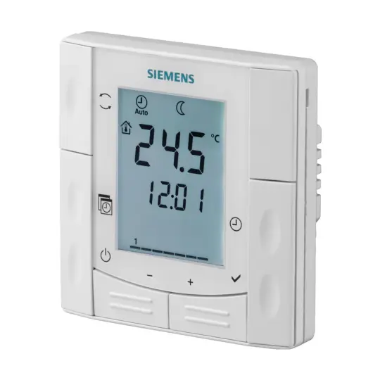 Siemens RDE410/EH - Otomatik zamanlayıcılı gömme montajlı oda termostatları