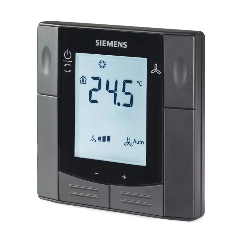 Siemens RDF600KN/VB - FCU Oda Termostatı (KNX, Siyah) - 1
