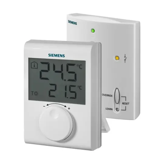 Siemens RDH100RF/SET - Oda termostatı radyo frekans seti (verici ve alıcı)