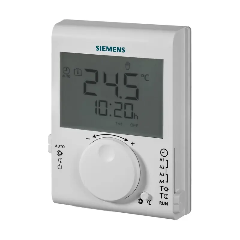 Siemens RDJ100 - 24 saat zaman anahtarlı ve geniş LCDli oda termostatı - 1