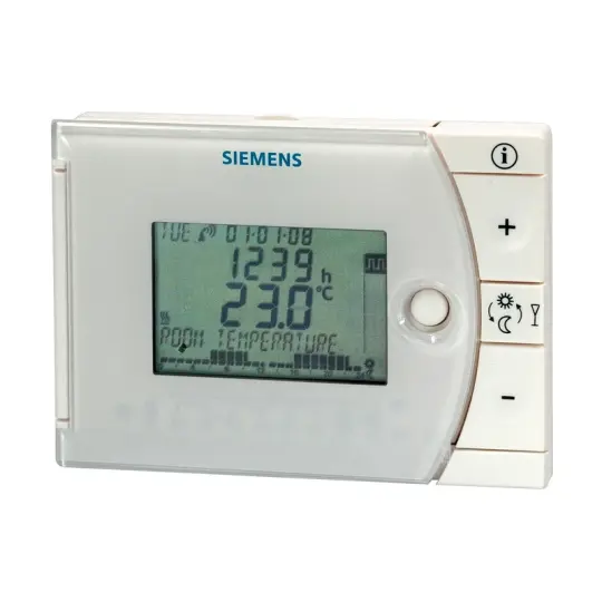 Siemens REV13 - 2 nokta kontrollü ve 24 saat zaman anahtarlı oda termostatı